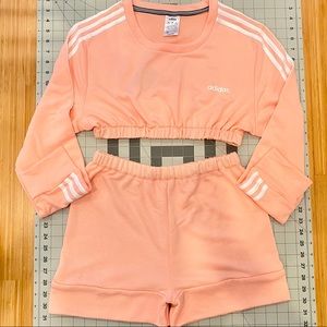 (SOLD) Reworked peach Adidas 2-piece